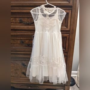 Lace flower girl floor length dress size 2T
